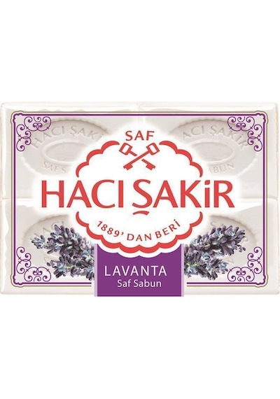 Hacı Şakir Saf Lavanta Banyo Sabunu 4'lü 150 G