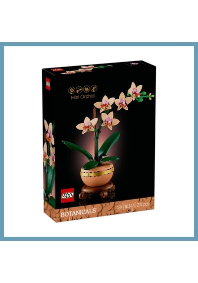 Bezos 10343 İconic Botanicals Mini Orkide 274 Parça +18 Yaş Mbt06