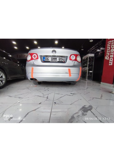 VW JETTA( 2006-10 ) ARKA TAMPON EKİ ---fibersan tuning