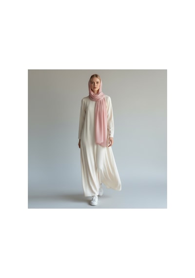 Deserto Fashion Premium Keten İpek Şal %37 İpek %63 Keten 70x180-1805 Çok Renkli