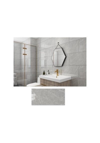 6 Adet 60x30cm Açık Kahverengi Desenli Yapışkanlı Esnek Karavan Banyo Duvar Kaplama Paneli Shiny-2