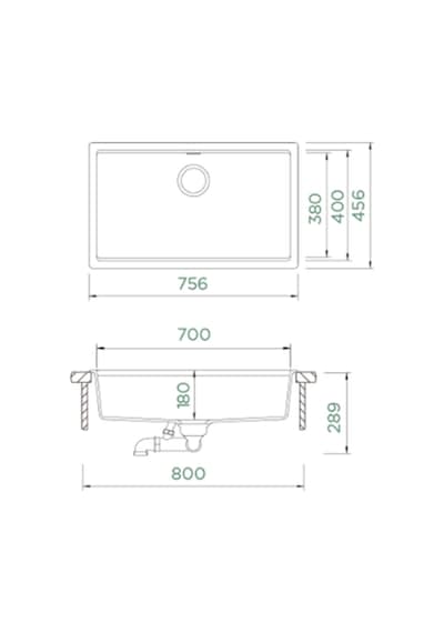 Schock Lahti N-100xl Croma Granit Eviye Gri