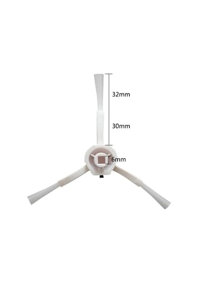 Mi Vacuum Mop 1c 2in1 Akıllı Robot Süpürge Yan Fırça 2 Adet Tek Renk