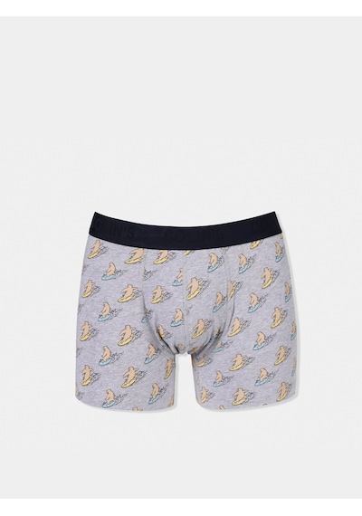 Colin's Colins Modern Fit Baskılı Erkek Gri Boxer Cl1074938 Q1.v1 Mga Gri Melanj