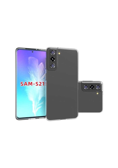 Galaxy S21 Kılıf Zore Şeffaf Ince Ve Esnek Süper Silikon Kılıf Renksiz