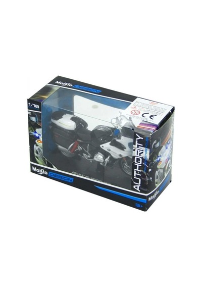 Maisto Polis Motosikleti Model 11 Cm 3 Yaş+ 1 Adet Metal Die-cast Oyuncak