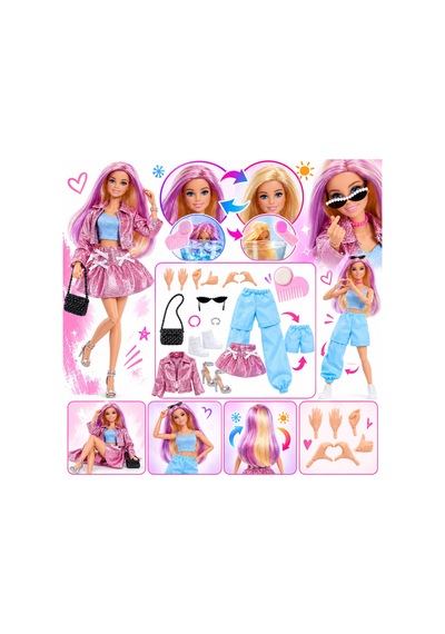 Jnc61 Deluxe Style Fashion Build Up Doll And Accessories Standart