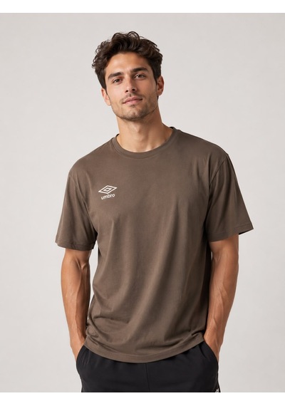 Umbro Season Erkek Kahverengi Pamuklu Spor Tişört Nf0150