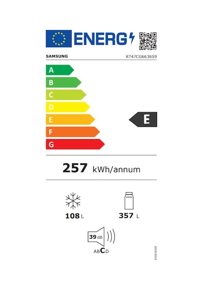 Samsung RT47CG6636S9 E 465 LT No-Frost Çift Kapılı Buzdolabı