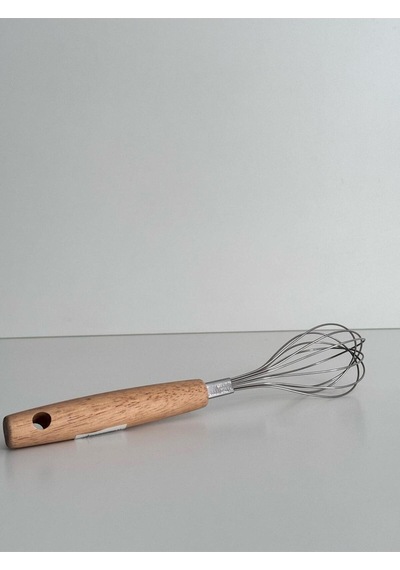 25cm Ahşap Saplı Çelik Çırpıcı Yumurta Ve Sos Çırpıcı, Mutfak Çırpıcısı, Çırpma Teli Çelik Diğer