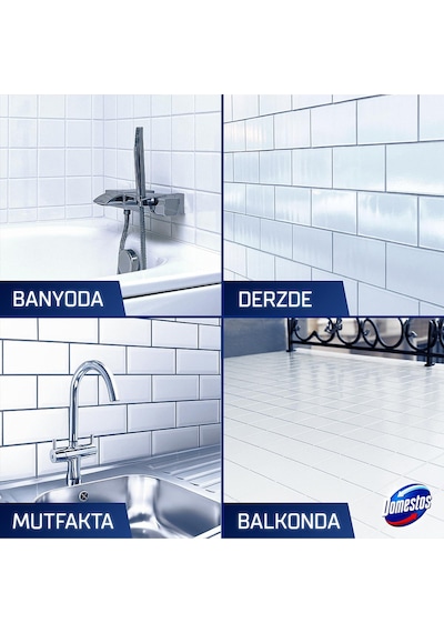 Domestos Köpük Gücü Derz Temizleyici 450 Ml X3 3'lü Set
