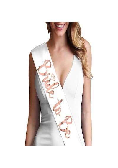 Kuşak Rose Gold Bride To Be Bekarlığa Veda Kuşağı