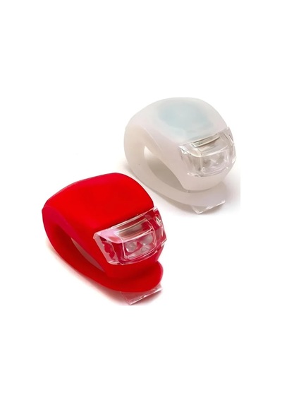Bisiklet Emniyet Lambası 2li Set Güçlü Led Çakar Işık Kırmızı