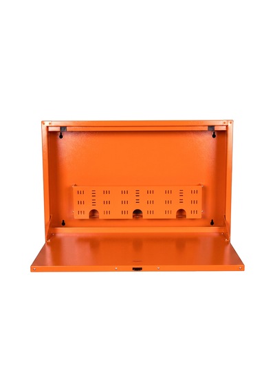 Alfafonet Ziglat 500 Serisi Duvar Tipi Laptop Dolabı 700x150x500 Mm Turuncu 70 Kg Taşıma Kapasiteli Kilitli Metal Dolap