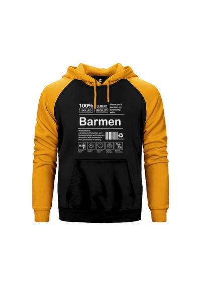 Barmen Kırmızı Renk Reglan Kol Sweatshirt / Hoodie