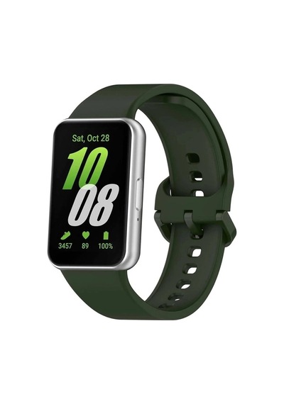 Mey İthalat Samsung Galaxy Fit 3 Klasik Kordon - Haki Yeşil