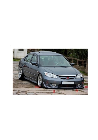 Honda Civic Vtec 2 S2000 Uyumlu Ön Tampon Eki-boyasız