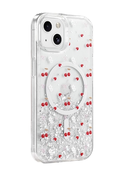 Northcity Onegif Apple İphone 15 Uyumlu Misk Simli Magsafe Kapak - Desen 5