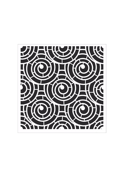 Home Decor Mini Stencıl Hdm-172 25X25