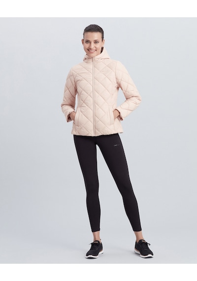 Skechers W Capitone Hooded Jacket Kadın Light Camel Mont S212001-230 Bej
