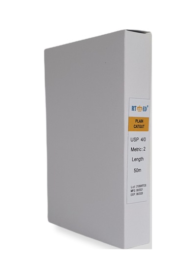 Rtmed Plain Kaset Katküt Usp No 4 2 Metric 50 M