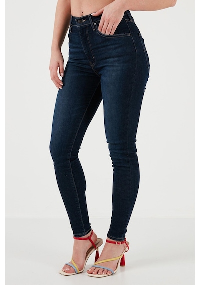 Levi's Mile High Super Skinny Kadın Jean Pantolon - Toronto Above-2663 Lacivert