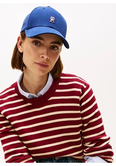 Tommy Hilfiger Kadın Şapka Aw0aw17631c7g Mavi