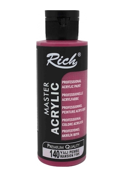 Rich Akrilik Boya 140 Yalı Pembe 120 Cc