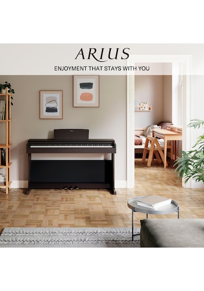 Yamaha Arıus Ydp-145 Dijital Piyano, Rosewood Yeni Başlayanlar Ve Hobi Oyuncuları İçin Klasik Ve Şık Dijital Piyano