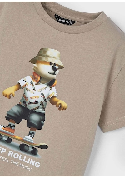 Mayoral Erkek Çocuk T-shirt 3041m Vizon