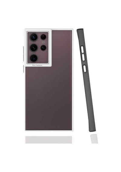 Zore Galaxy S22 Ultra Kılıf Nvth Mima Kapak - Siyah