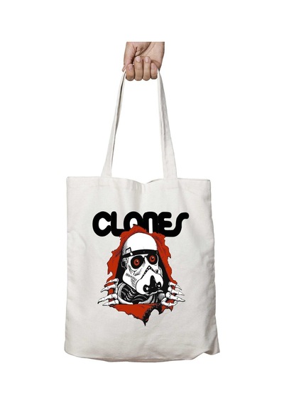 Art Hediye Star Wars Stormtrooper Clones Powell Peralta Ripper İki Tarafı Kalıcı Baskılı Yıkanabilir Çanta Çok Renkli