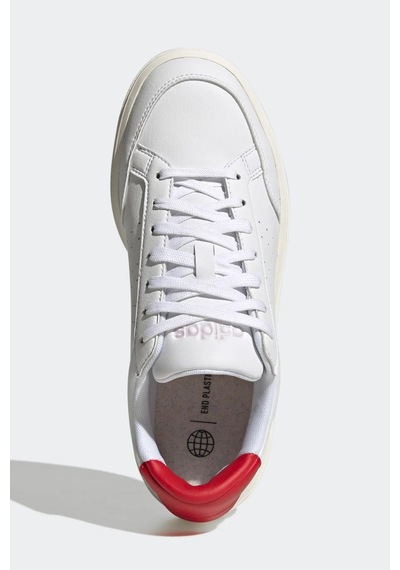 Adidas Nova Court Vegan Leather Sneaker Günlük Beyaz Deri Ayakkabı Beyaz