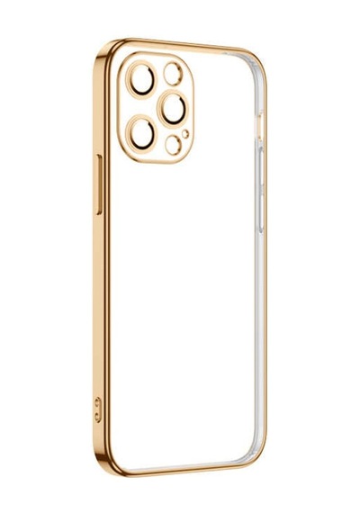 Apple Uyumlu iPhone 12 Pro Kılıf Zore Krep Kapak-Gold