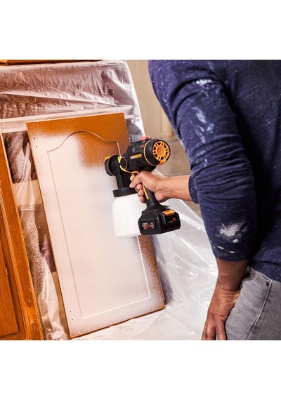 Worx Wx020.9 20volt Kömürsüz Devir Ayarlı Boya Tabancası + 4 Parç