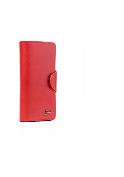 Kırmızı Cüzdan & Kartlık Unisex 2644 Grande Deri Cüzdan Kartlık