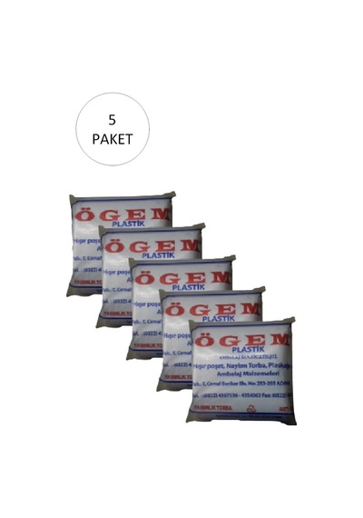 Hubrendy Tedarik Bakkaliye Naylon Torba Yarımlık 14x27 Cm 1 Kg 5 Paket Takriben 1,800 Adet