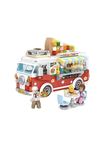 Lz1739 Loz Pizza Arabası Block Oyuncak 493 Parça