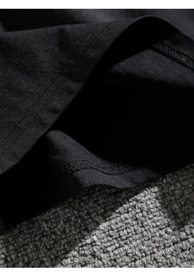 Veraura Lifestyle Erkek Dağ Grafikli Tişört, Yaz Için Büyük Beden Rahat T-shirt - Siyah