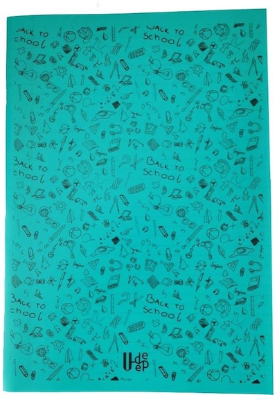 100 Yaprak Kareli Defter Plastik Kapak A-4 1 Adet Pp Kapak Büyük Boy Kareli Defter 100 Sayfa A4 Desenli Kapak Turkuaz