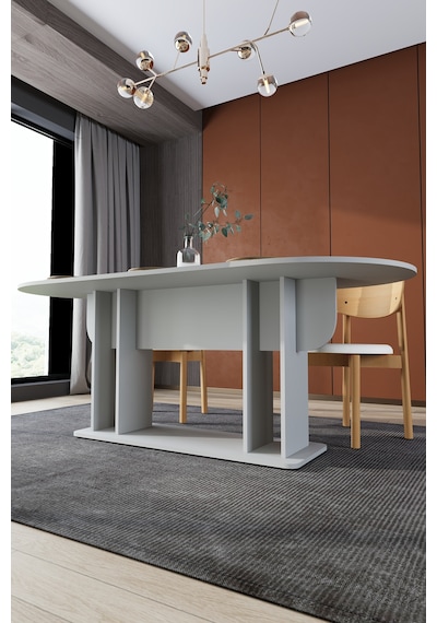 Modern 8 Kişilik Mutfak Yemek Masası %100 Mdf Mutfak Yemek Odası Masası Ym08 Kül Gri Modern 8 Kişilik Mutfak Yemek Masası %100 Mdf Mutfak Yemek Odası Masası Ym08 Kül Gri