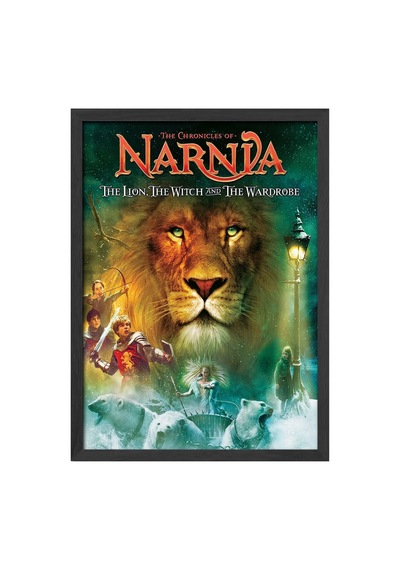 Narnia Siyah Ahşap Çerçeveli Poster, Dekoratif Film Duvar Tablosu