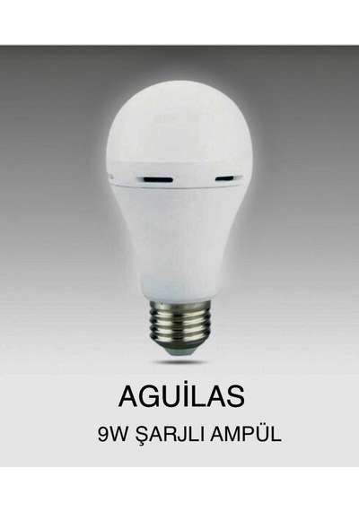 Aguilas Alitec 9w Şarjlı Led Ampul
