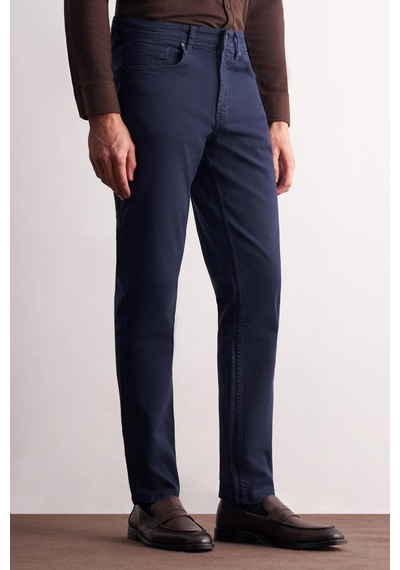 İmza Lacivert 5 Cep Casual Slim Fit Pamuklu 5 Cep Pantolon 1003255318 Lacivert