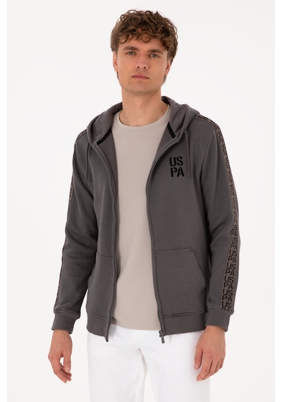 U.s. Polo Assn. Erkek Gri Hırka Örme 50315808-vr024 Gri