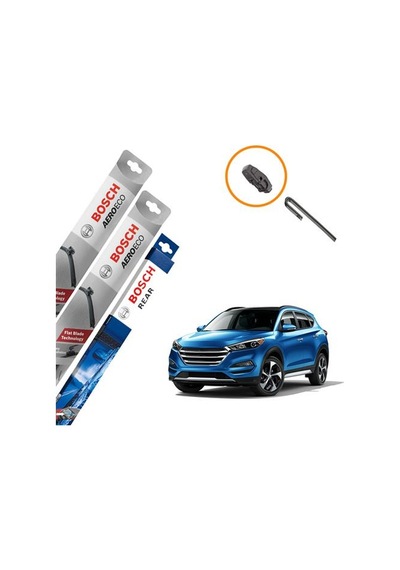 Hyundai Tucson Muz Silecek Takımı Ön Arka Bosch Aeroeco 2015-2020