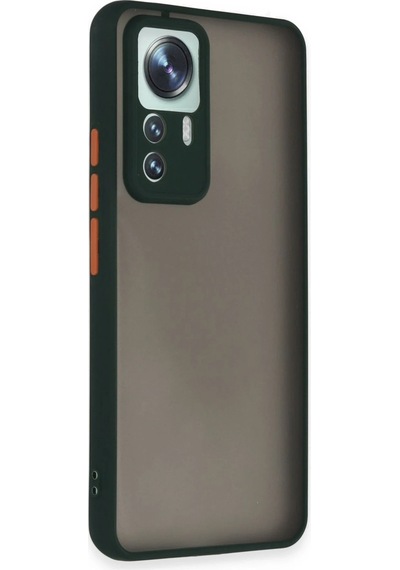 Newface - 285 - Xiaomi Mi 12t Pro Kılıf Montreal Silikon Kapak - Edntrend - - Yeşil