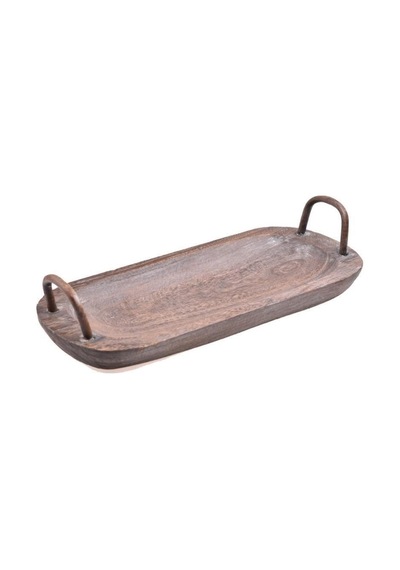 Bambum Bavola Kuplu Büyük Oval Tepsi B1632