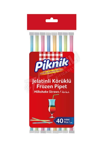 Piknik Jelatinli Körüklü Pipet 40'lı