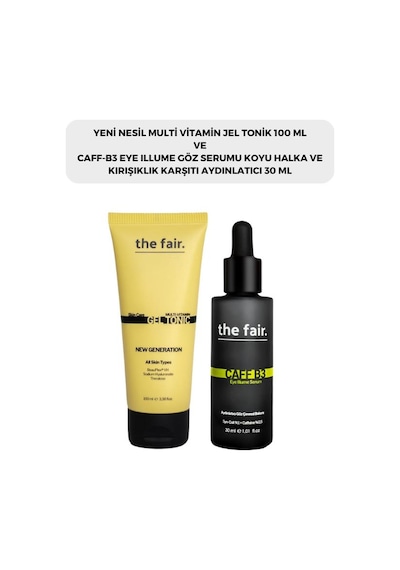 The Fair Aydınlatıcı Göz Çevresi Serumu 30 ML + Multi Vitamin Jel Tonik 100 ML